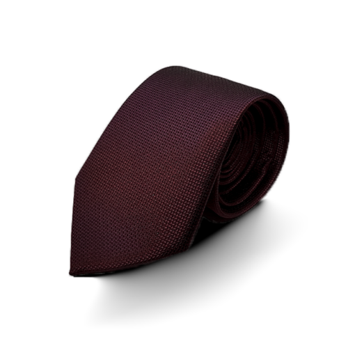 Stropdas en pochet  Paars Structuur