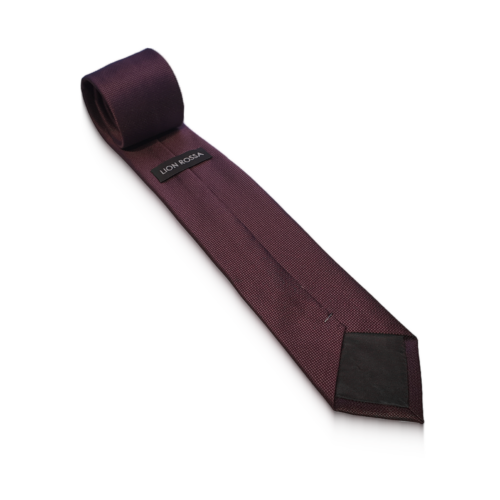 Stropdas en pochet  Paars Structuur