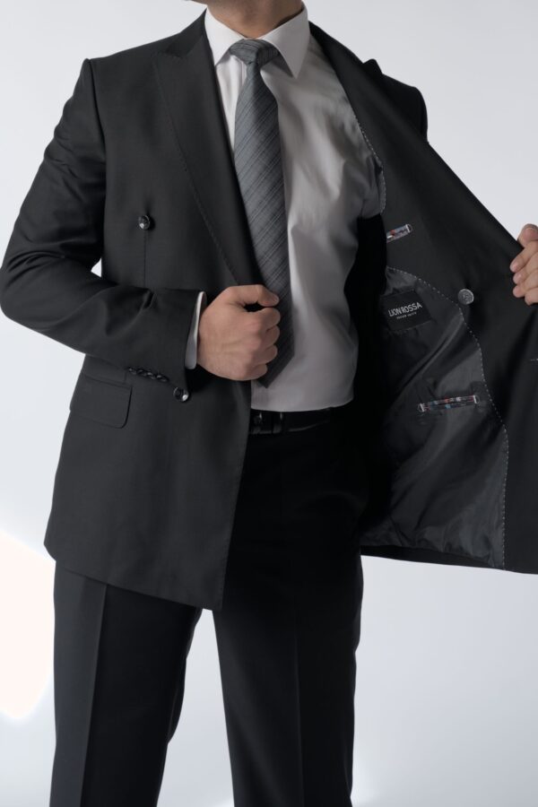 2 Delig Double Brest Zwart