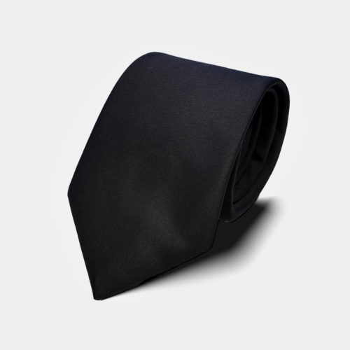 Stropdas en pochet Zwart