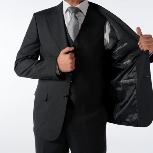 3 Delig Donkergrijs 44% Wol