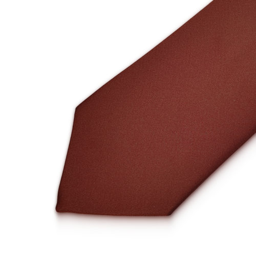 Stropdas en pochet Bordeaux