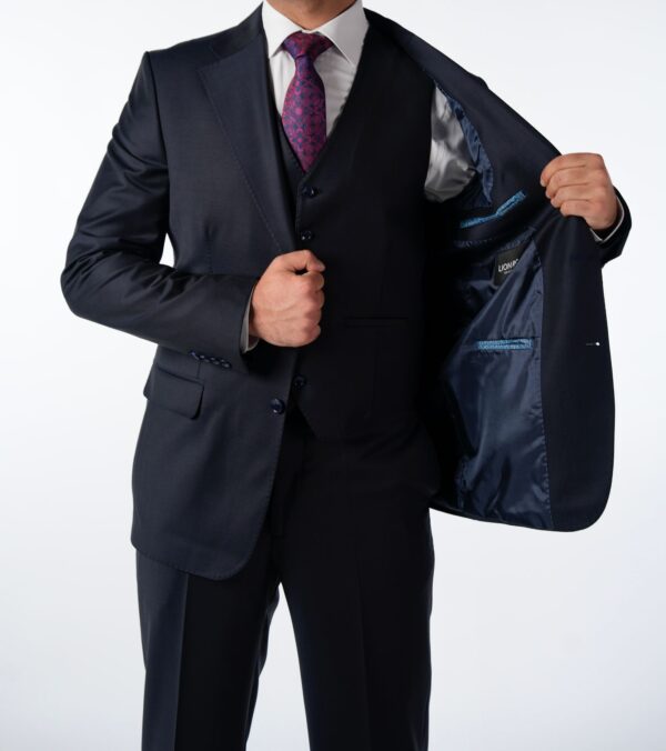 3 Delig Blauw 44%Wol