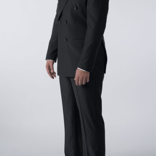 2 Delig Double Brest Zwart