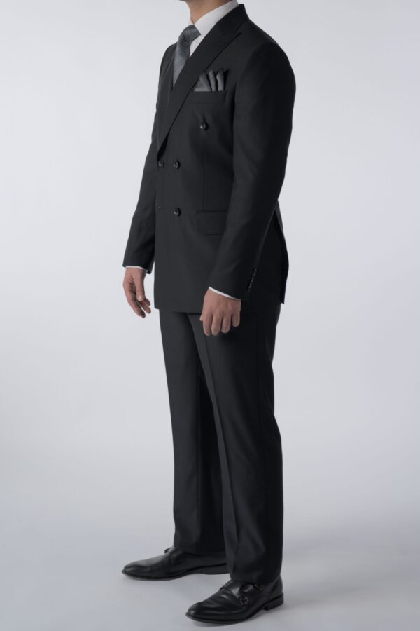 2 Delig Double Brest Zwart