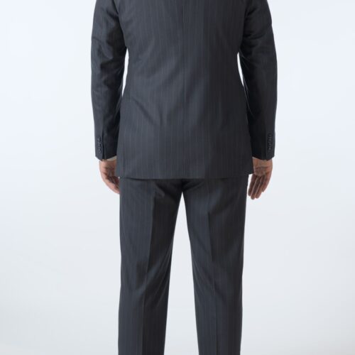 2 delig Double Brest Blauw Gestreept