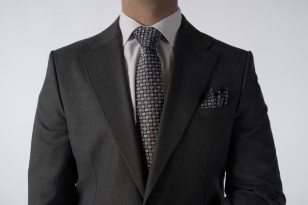 2 Delig Motief Donker Grijs