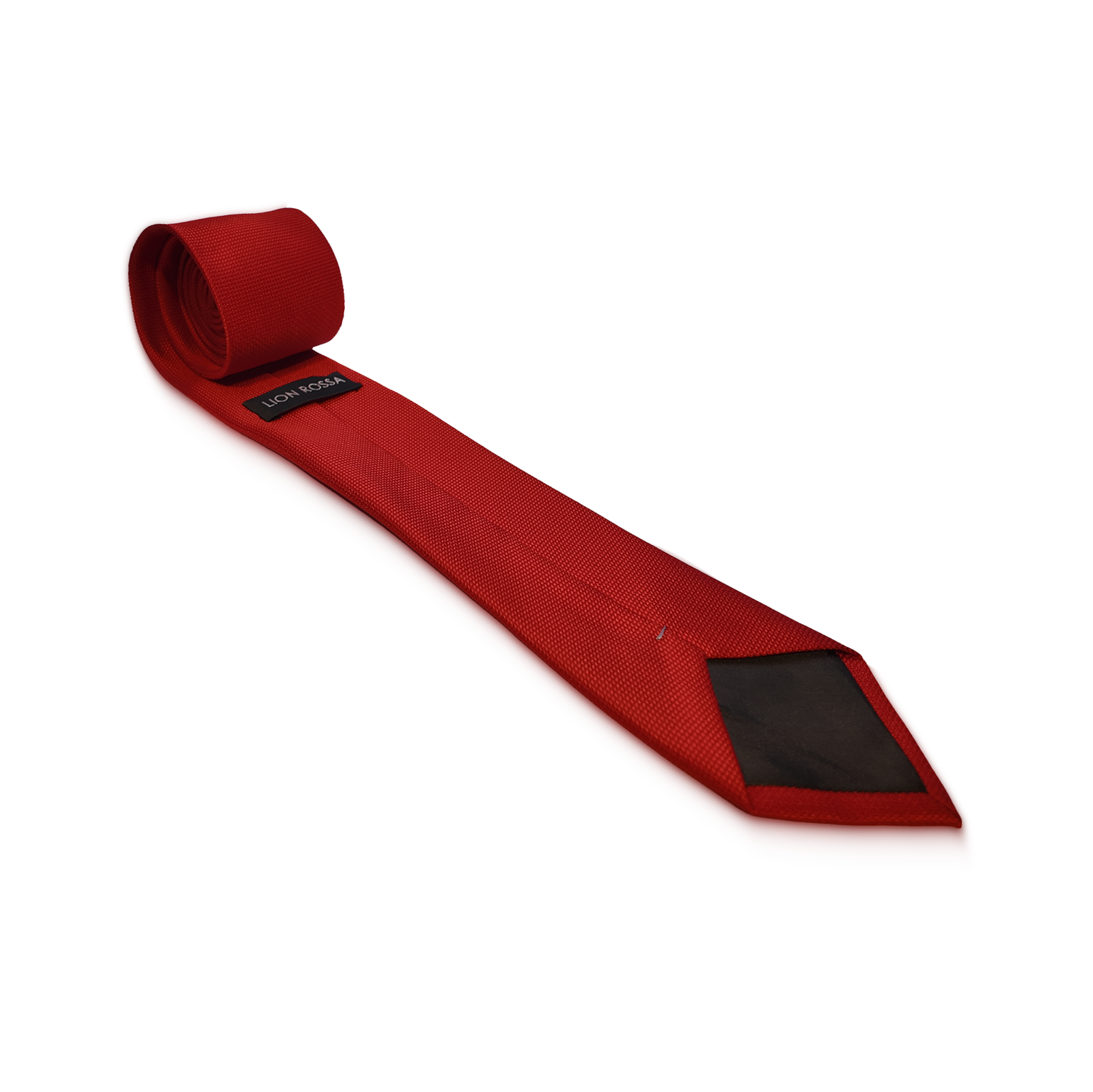 Stropdas en pochet  Rood Structuur