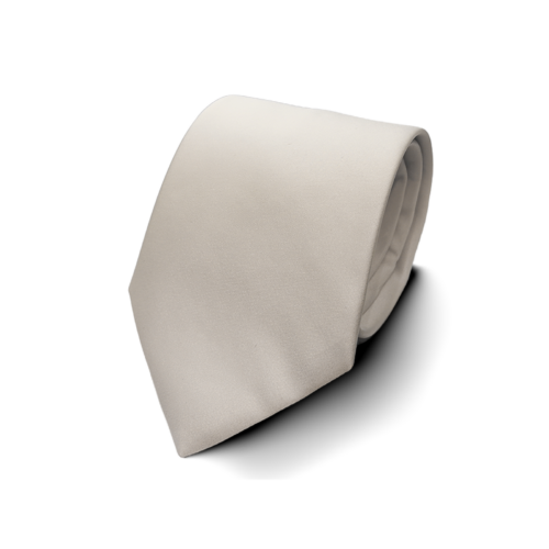 Stropdas en pochet Wit