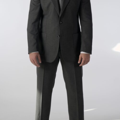 2 Delig Motief Donker Grijs