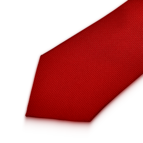 Stropdas en pochet  Rood Structuur