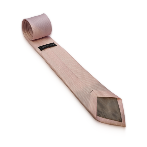 Stropdas en pochet  Zalmroze