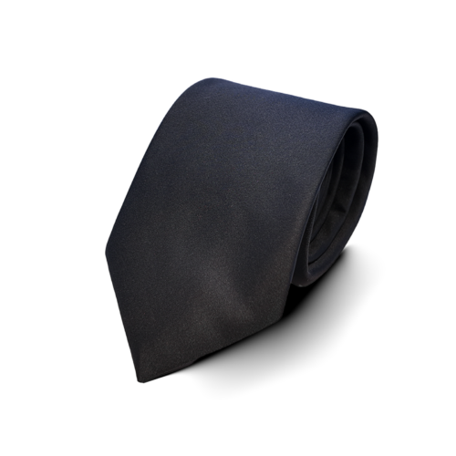 Stropdas en Pochet  Donkerblauw