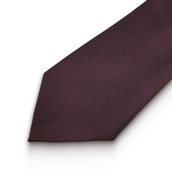 Stropdas en pochet  Paars Structuur