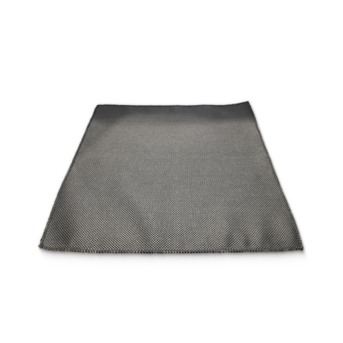 Stropdas en pochet Structuur Grijs/zwart