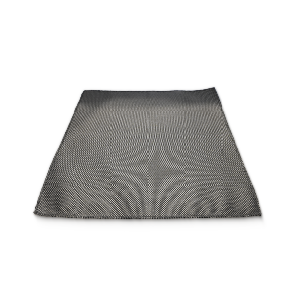 Stropdas en pochet Structuur Grijs/zwart