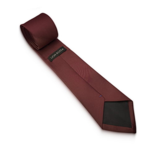 Stropdas en pochet Bordeaux