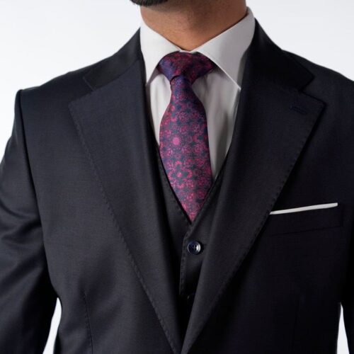 3 Delig Blauw 44%Wol