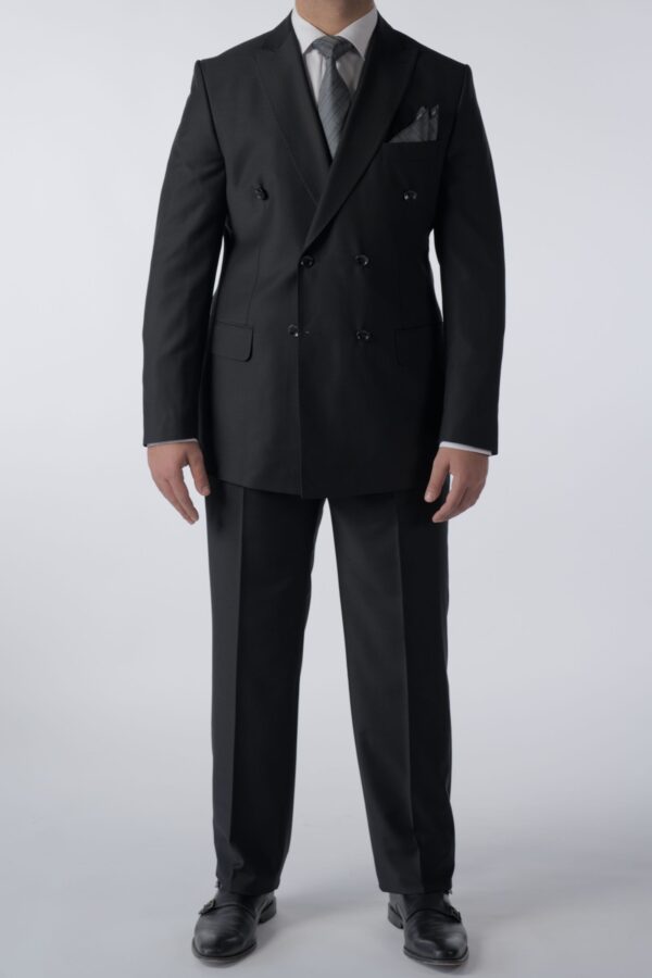 2 Delig Double Brest Zwart