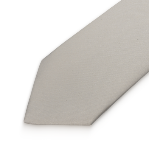 Stropdas en pochet Wit