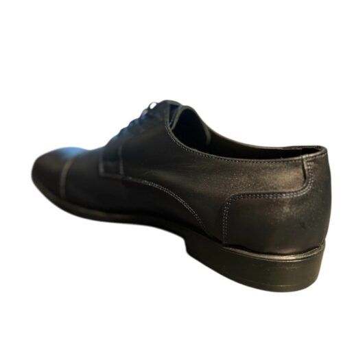 Heren Leren Schoen Donker Blauw